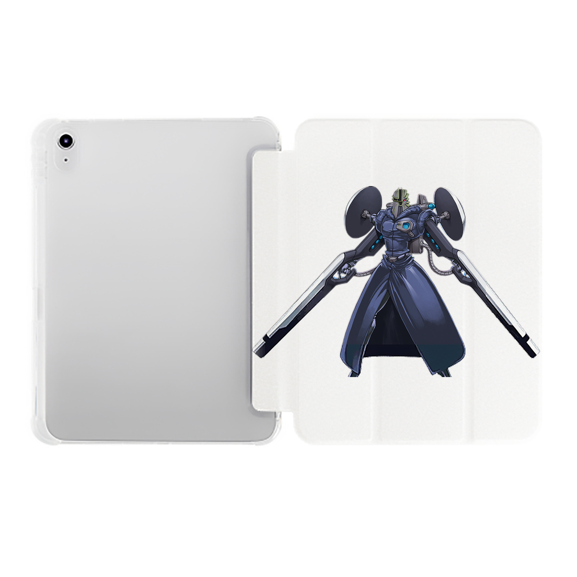 （画像用） 遊☆戯☆王 Yu-Gi-Oh! IPad ケース ペン収納付き 三つ折りスタンド PUレザー×シリコン 対応機種9.5/10.5/10.9インチ